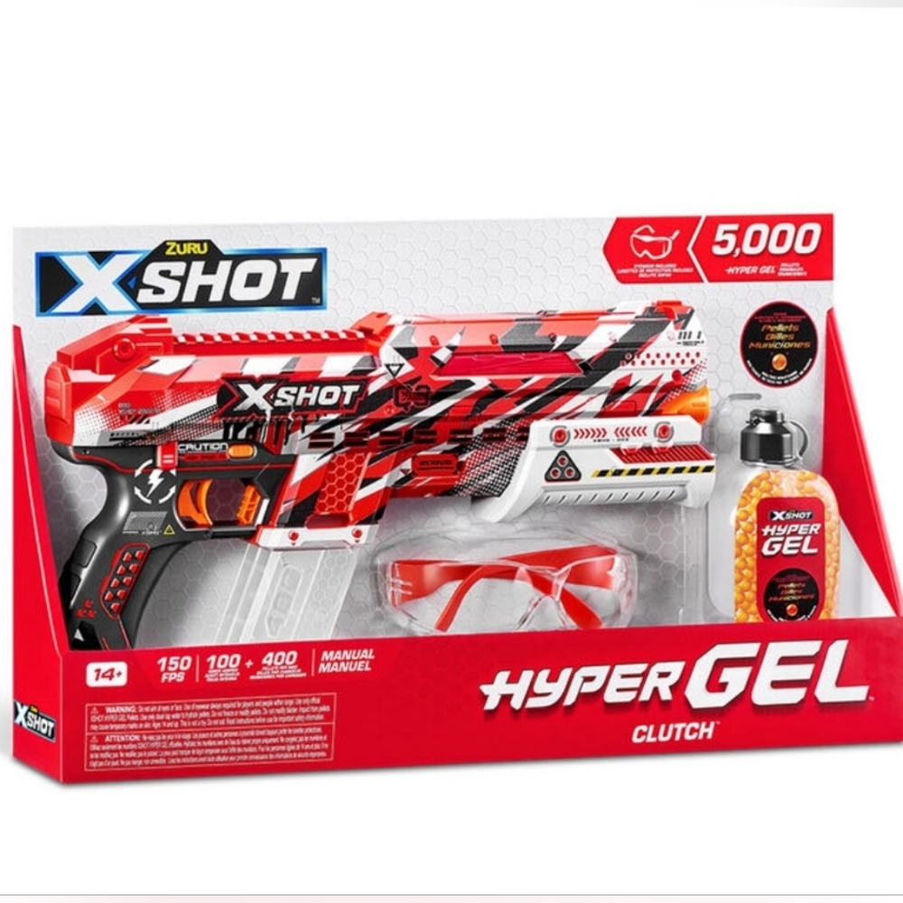 Zuru XShot Hyper Gel Clutch Blaster